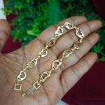 Impon heart chain bracelet